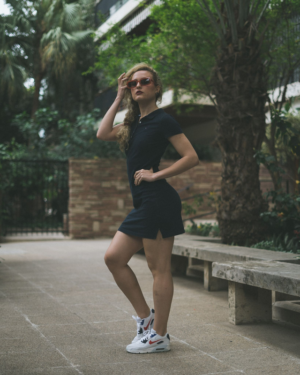Vestido Tommy Hilfiger Azul Marino Vintage